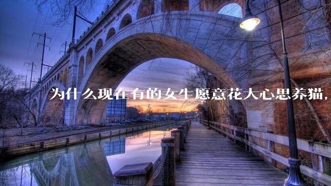 为什么现在有的女生愿意花大心思养猫，却不愿意养孩子呀?